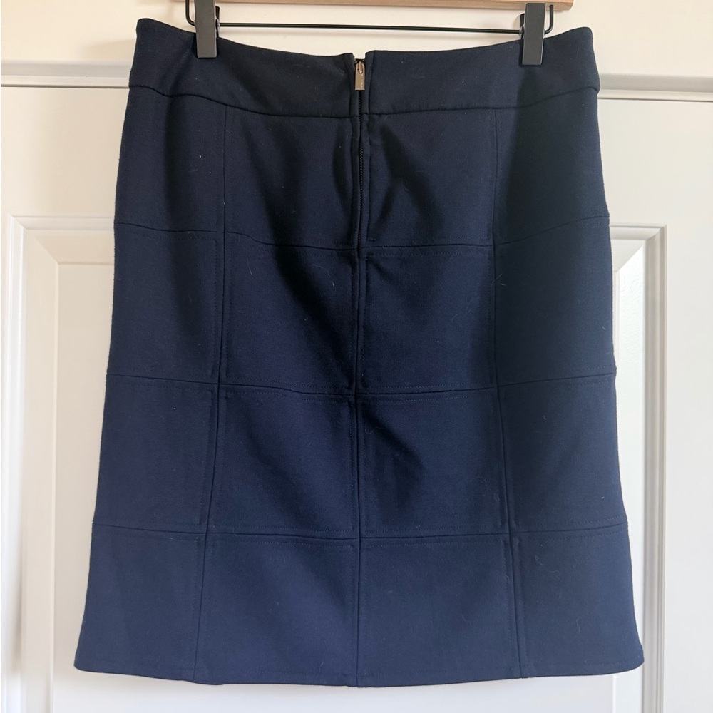Adrienne Vittadini Dark Blue A-Line Skirt - Picture 2 of 5